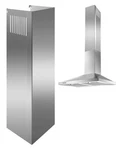 Sndoas Range Hood Chimney Extension Stainless Steel 31.5x8x6.7. Fixed Price $61.50.