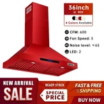 Kostch 36" Convertible Ducted Wall-mount Range Hood,600 Cfm,3 Speed Exhaust Fan. Fixed Price $599.00.