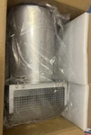 6 Inch Hooded Wall Vent With Screen And Damper, Galvanized Steel Outdoor. Fixed Price $44.99.