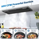 Joeaonz 30" Under Cabinet Insert Hood 3 Speed Led Light Delay Shutdown. Fixed Price $155.99.