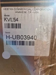 Hestan Kvl54 54" Under Cabinet Range Hood Liner Variable Speed Stainless Steel. Fixed Price $2850.00.