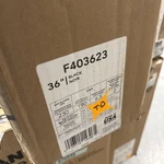 Broan F40000 F403623 36" Convertible Under-cabinet Range Hood, 160 Cfm, Black. Fixed Price $99.00.