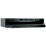 41000 Series 30 In. Ductless Under Cabinet Range Hood With Light In Black. Fixed Price $105.02.