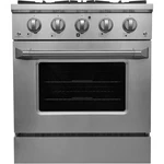 Duura Elite 30 Inch 4.2 Cu. Ft 4 Burner Freestanding Gas Range - Stainless Steel. Fixed Price $799.99.