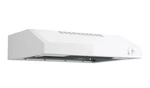 Ge 24in. Under Cabinet Range Hood, Convertible Duct, 2 Speed Exhaust Fan - White. Fixed Price $109.99.
