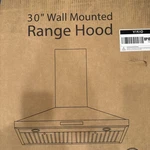 Vikio 30-in 800-cfm Wall-mounted Stainless Steel Range Hood. Fixed Price $300.00.