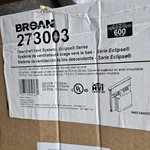 Broan 273003 500 Cfm 30"w Stainless Steel Downdraft Range Hood Hvi Cert - Black. Fixed Price $599.99.