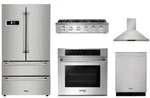 Thor Kitchen Package With 36" Gas Rangetop And French Door Refrigerator. Fixed Price $7995.00.