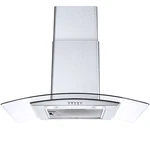 30 Inch Tieasy Wall Mount Range Hood Kitchen Vent 450cfm Tempered Glass 3-speed. Fixed Price $159.99.