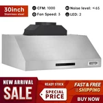 Kostch 30in Convertible Wall-mounted Range Hood With Led Lights, 1000 Cfm. Fixed Price $420.00.