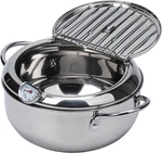 Garvee 11 Inch Stainless Steel Deep Fryer W/ Oil Filter & Thermometer,universal. Fixed Price $27.59.