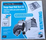 7" Range / Microwave Hood Vent Kit For Wall - Lambro L377. Fixed Price $59.99.
