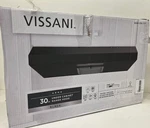 Vissani Arno 30 In. 240cfm Convertible Under Cabinet Range Hood Black 30blc19prt. Fixed Price $74.20.