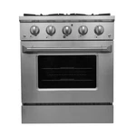 Gas Range With 4 Burner Cooktop Freestanding Porcelain Convection Oven A.... Fixed Price $2303.48.