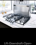 Zephyr Stainlessteel Lift Downdrafthood Dlie30asx Fast S/h (blower Not Included). Fixed Price $856.50.