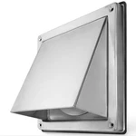 Calimaero Hwg Weather Protection Grille 100/125/150 Mm Ventilation Stainless Steel H/ob. Fixed Price $18.66.