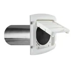 Everbilt Bhlh4whd 4-inch Hinged Louvered Vent Hood White. Fixed Price $14.18.