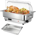 Garvee 9qt Electric Chafing Dish Set Temp Control Stainless Steel Buffet Warmer. Fixed Price $92.99.