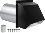 6 Inch Hooded Wall Vent With Screen And Damper,6"exhaust Dryer Cove.... Fixed Price $69.62.