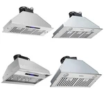 Built-in Range Hood 30/36in Insert Vent 800/900cfm Kitchen Stove Leds. Fixed Price $237.99.