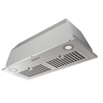 Akdy Convertible Insert Range Hood W/ Carbon Filters + Led Light Stainless Steel. Fixed Price $199.00.