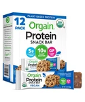 Organic Vegan Protein Bars, Chocolate Chip Cookie Dough - 10g Plant Based Pro.... Fixed Price $39.19.