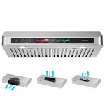 Brano 30" Under Cabinet Range Hood 900 Cfm, Voice/gesture/touch Control, Stain. Fixed Price $349.99.