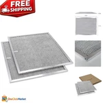 Durable Aluminum Range Hood Filters 11-3/4" X 14-1/4" - Easy Installation 2-pack. Fixed Price $28.69.