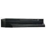 Broan F403023 -broan Two-speed Four-way Convertible Range Hood, 30-inch, Black,. Fixed Price $109.00.