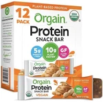 3 Boxes Orgain Organic Vegan Protein Bars Peanut Butter 10g (36 Total Bars). Fixed Price $35.99.