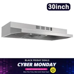 Zomagas 30in Under Cabinet Range Hood 230cfm Cook Fan Stainless Steel W/led Vent. Fixed Price $79.99.