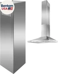31.5" X 8" 6.7" Range Hood Chimney Extension Fit For Sndoas Gd24 Gd17 (assembl. Fixed Price $140.14.