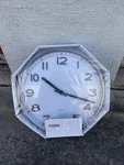 Ikea Pugg Wall Clock Stainless Steel/glass 12 " New In Original Box. Fixed Price $45.99.