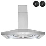 Akdy 30 In 217 Cfm Kitchen Wall Mount Range Hood Stainless Steel Convertible. Fixed Price $130.11.