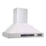 Kucht Professional 30" Stainless Steel Wall Mounted Range Hood In White. Fixed Price $1030.52.