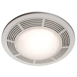Broan Nutone Model 750 Fan/light, 100 Cfm, 5 Sones, Round White Grille With Glas. Fixed Price $169.95.