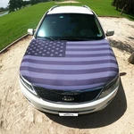 Blackout American Hood Cover Flag Universal Size Elastic Polyester Bonnet Car. Fixed Price $39.00.