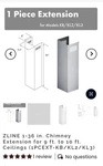*new*zline 38in. Chimney Extension For 9 Ft. To 10 Ft.ceilings 1pcext-kb/kl2/kl3. Fixed Price $175.99.