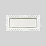 Flush Wall Vent Cover 4x10 Inch For Drywall Vent, Metal Wall-mounted Air Regi.... Fixed Price $35.71.