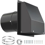 Dryer Vent Cover Outside 6 Inch Hooded Wall With Screen And Damper, 6" W.... Fixed Price $69.48.