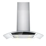 Vikio 29.3" 900 Cfm Ducted Island Mount Range Hood Stainless Steel Glass Panel. Fixed Price $449.99.