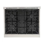 30 In. 4.2 Cu. Ft. 4 Burners Dual Fuel Range For Natural Gas In Stainless Steel. Fixed Price $3919.24.