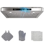 Inateck 30 In. 600 Cfm Ducted Range Hood Stainless 3-venting Touch Control. Fixed Price $199.99.