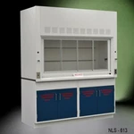 6' Fisher American Fume Hood W/ Flammable Storage Cabinets / Dual Sash E1-140. Fixed Price $11950.00.