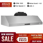 Kostch 48in Convertible Wall-mounted Range Hood With Led Lights, 1000 Cfm. Fixed Price $799.00.