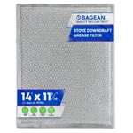 Bagean Downdraft Stovetop Filter Replacement 14 X 11.4 11.4" 14" 0.4". Fixed Price $14.51.