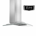 Zline 36" Wall Range Hood Glass And Stainless Steel Free Ship Led Kn-36. Fixed Price $569.99.
