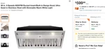 Akicon Range Hood Insert With Led Light. Fixed Price $324.89.