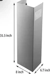 Cavaliere B2led Chimney Extension Kit 67.5 Range Hood Stainless Steel. Fixed Price $114.99.
