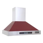Pemberly Row 30" Stainless Steel Wall Mounted Range Hood In Red. Fixed Price $1064.69.